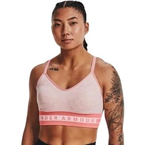 🔥UNDER ARMOUR WOMEN'S UA SEAMLESS LOW LONG HEATHER SPORTS BRA